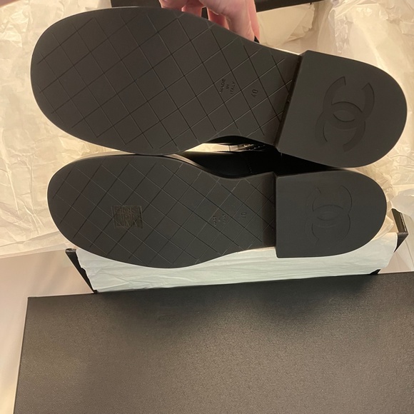 ❌❌SOLD Chanel NIB Black Flying Combat Military Lace Up Leather CC Logo Boots - Picture 12 of 13